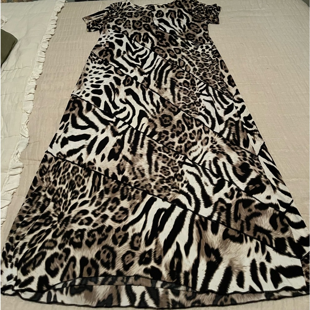 EST. 1946 animal print maxi dress size 14/16WP